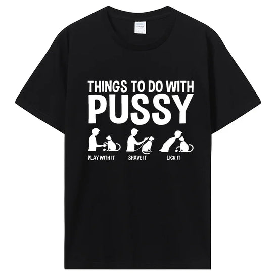 Unisex Funny Cat-Themed T-Shirt! Adorable & playful feline prints that steal the show—perfect for pet families